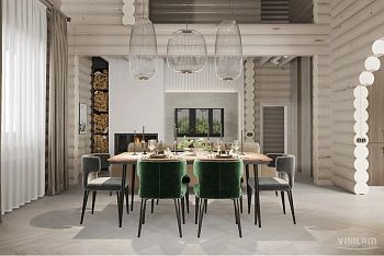 Кварцвиниловая плитка VINILAM PARQUET HERRINGBONE IS11366 Паркет Санторини